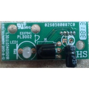 BLAUPUNKT BP2830HDV IR BOARD 02S0580087C0 1.30.U.03401501R